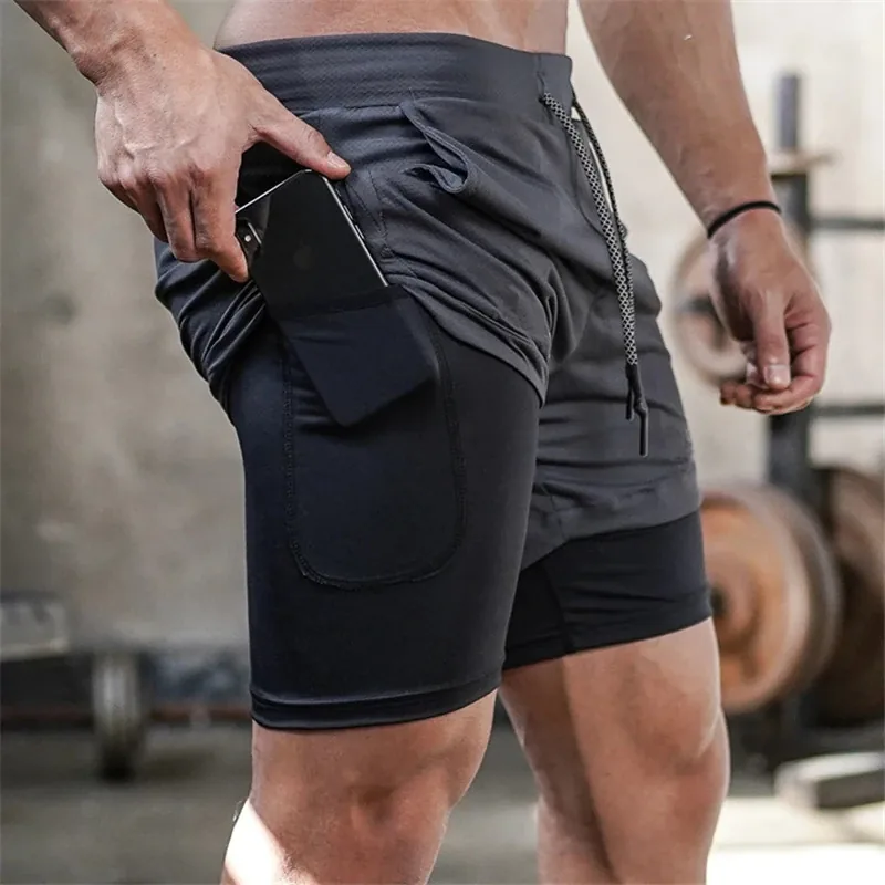 Alpha Gym Shorts - Black Gray