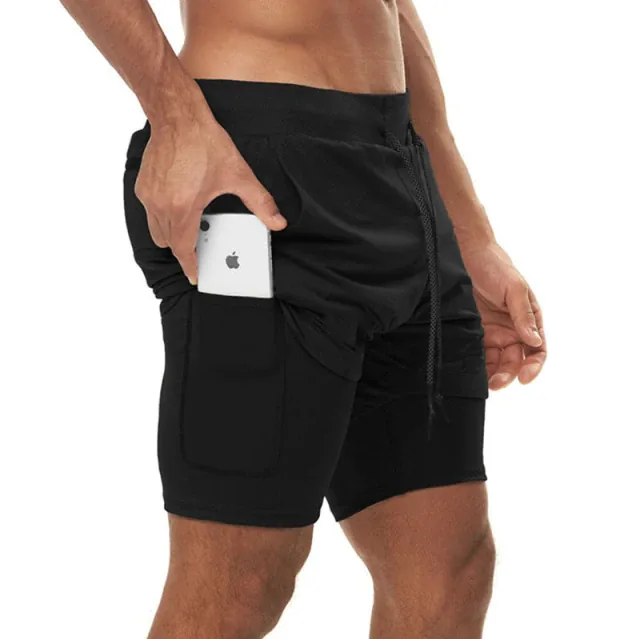 Alpha Gym Shorts - Black With Black