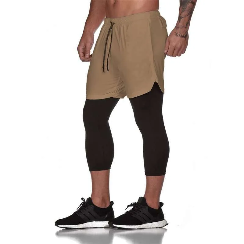 Cobra Sleeve Shorts - Khaki