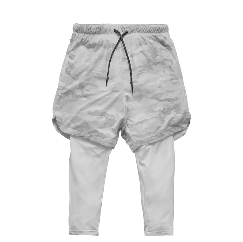 Cobra Sleeve Shorts - White Gray Camo