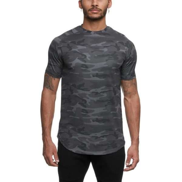 Max T-Shirt - Gray Camouflage