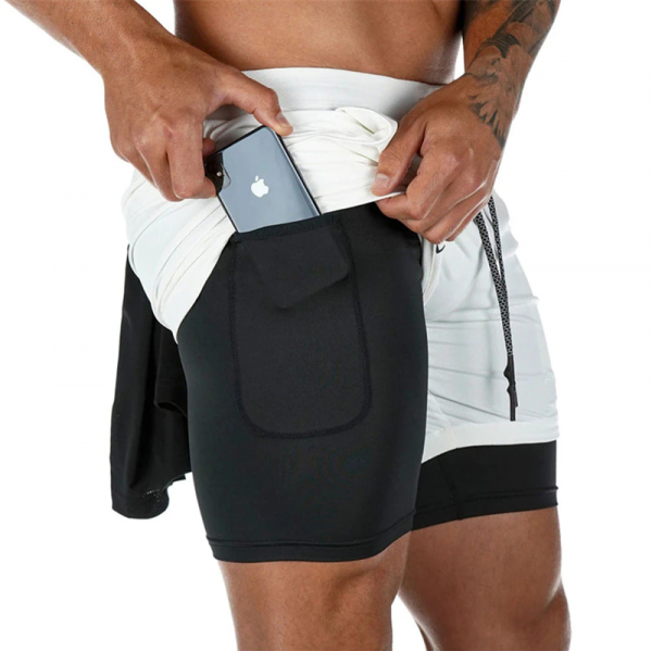 Alpha Gym Shorts - White