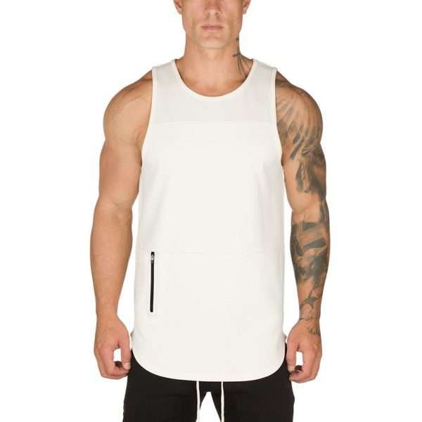 Cobra Cut-Off Tank - White
