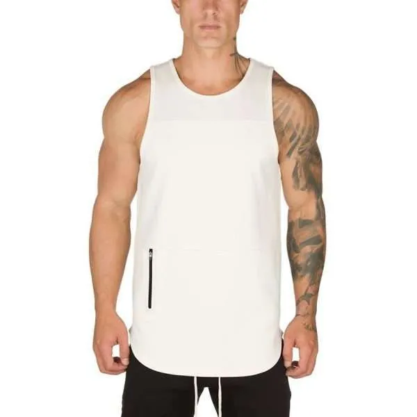 Cobra Cut-Off Tank - White