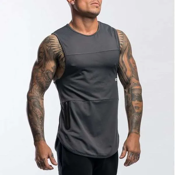 Cobra Cut-Off Tank - Gray